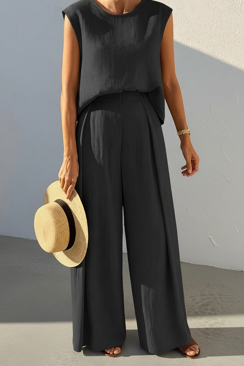 Atenea™ | Conjunto camisa y pantalón viscosa