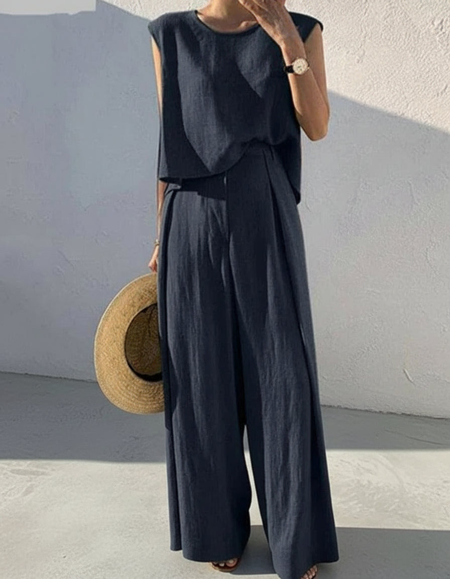 Atenea™ | Conjunto camisa y pantalón viscosa