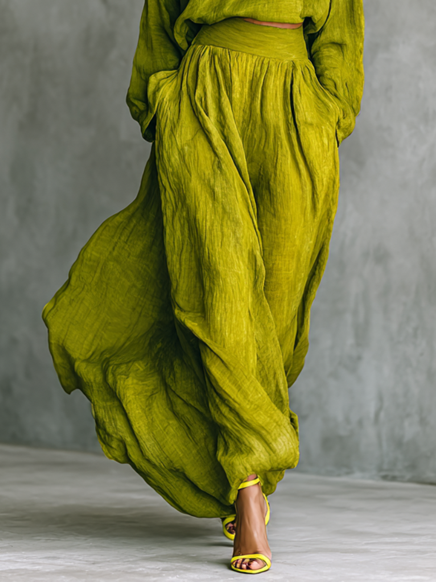 Mariela | Conjunto de mujer verde