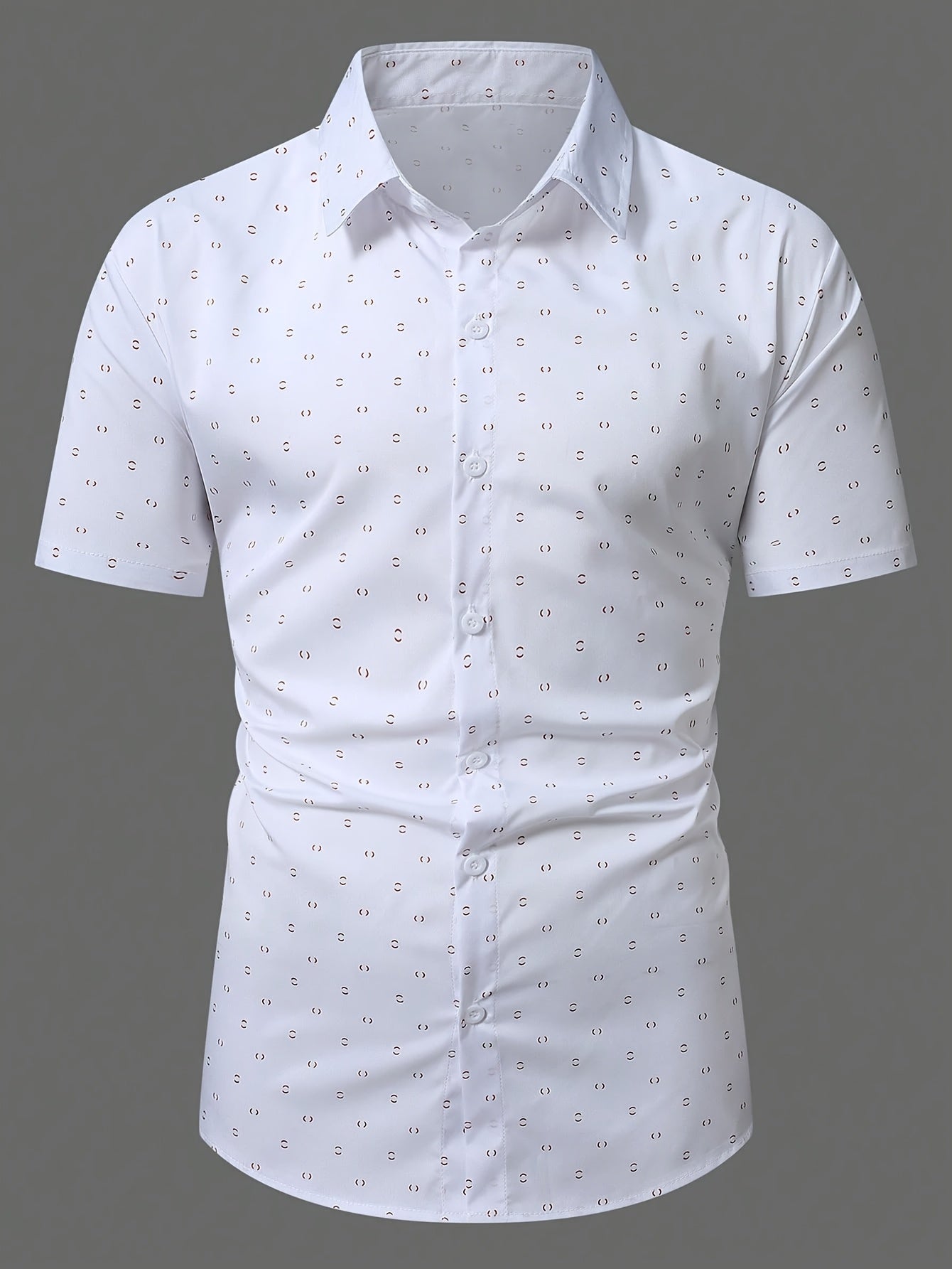 Elegante camisa de manga corta