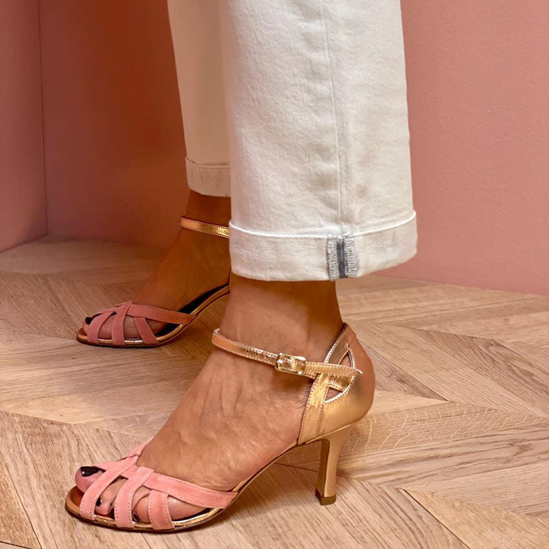 Calista | Sandalias de tacón alto con punta abierta