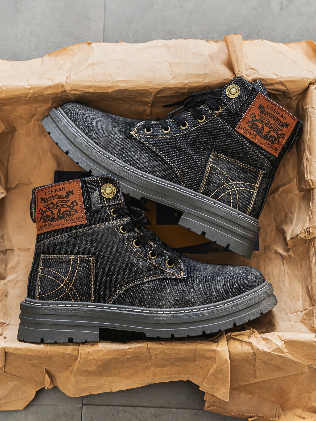 CANTARA — Zapatillas altas vaqueras