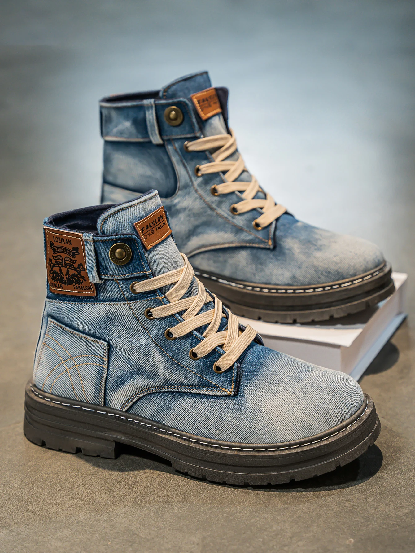 CANTARA — Zapatillas altas vaqueras