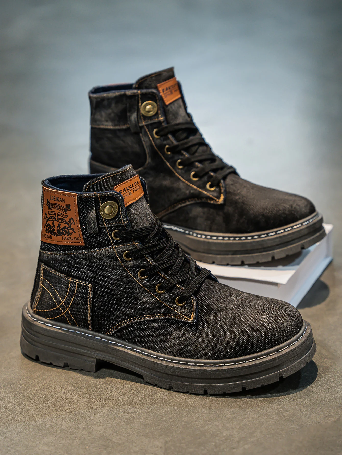 CANTARA — Zapatillas altas vaqueras