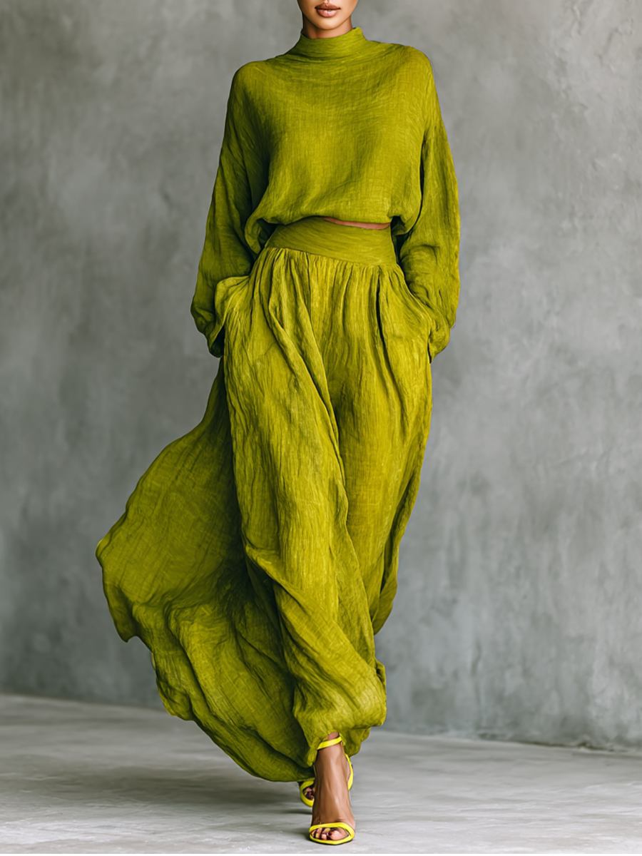 Mariela | Conjunto de mujer verde