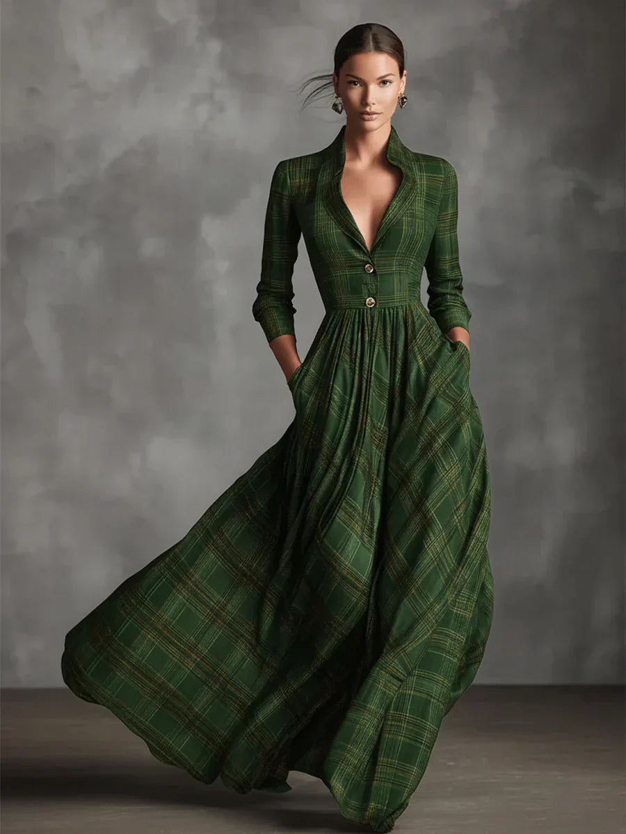 Eva - Vestido largo contemporáneo