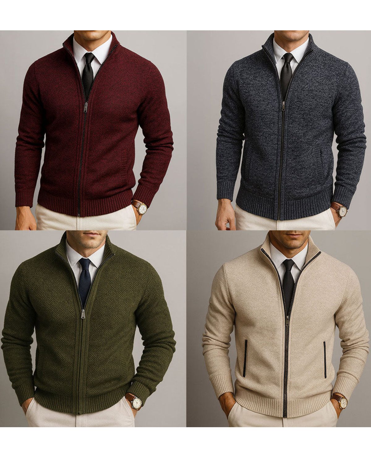 LEANDRO™ | CÁRDIGAN DE LANA MERINO