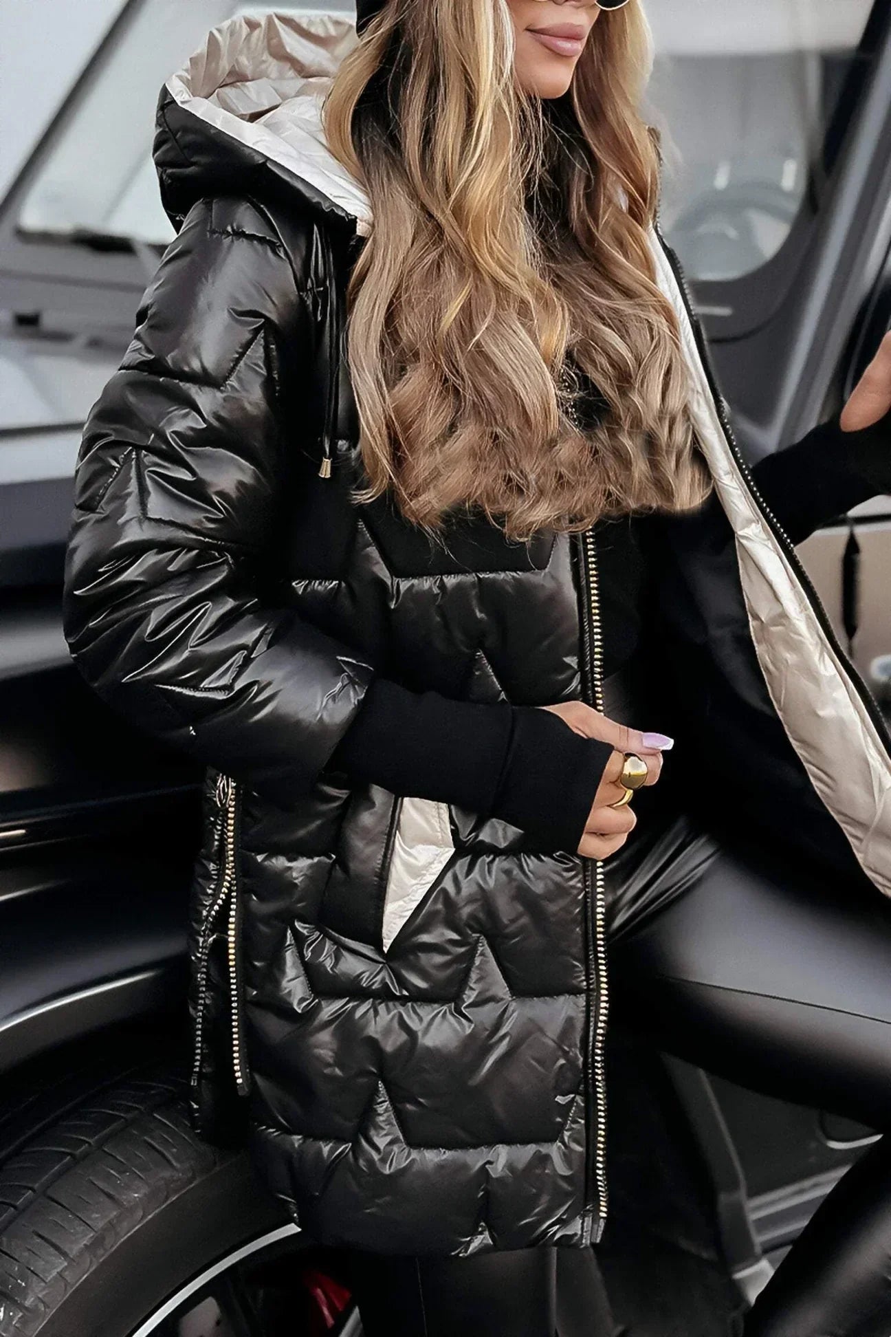 ABRIGO ELEGANTE Y ACOLCHADO