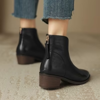 Anita | Botines de lujo con tacón bajo