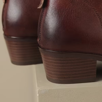Anita | Botines de lujo con tacón bajo