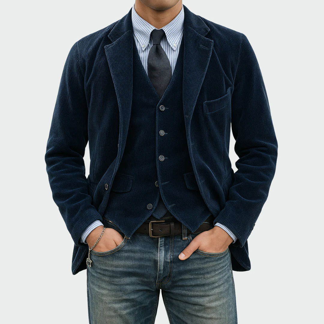 Manuel | Conjunto de Blazer y Chaleco Elegante