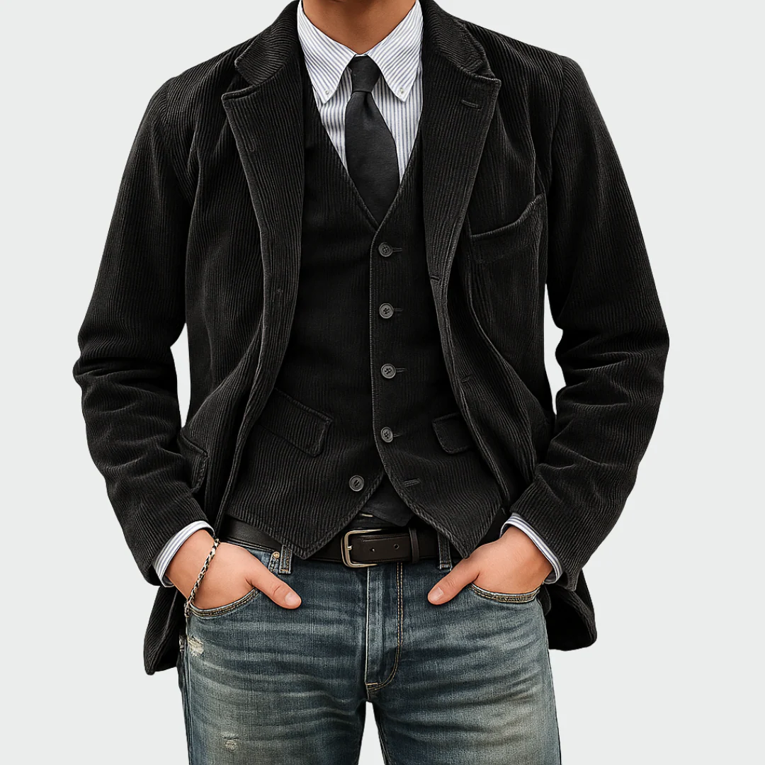 Manuel | Conjunto de Blazer y Chaleco Elegante