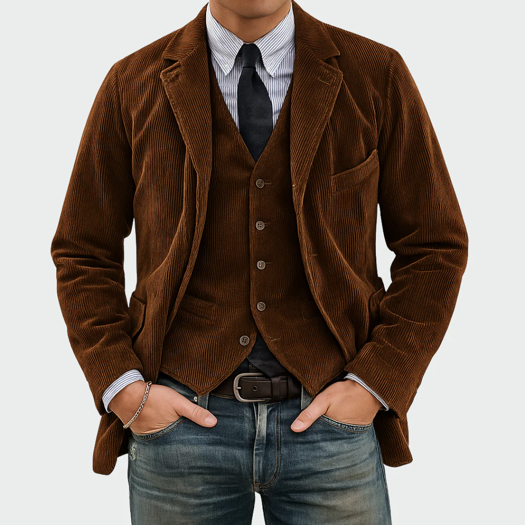 Manuel | Conjunto de Blazer y Chaleco Elegante