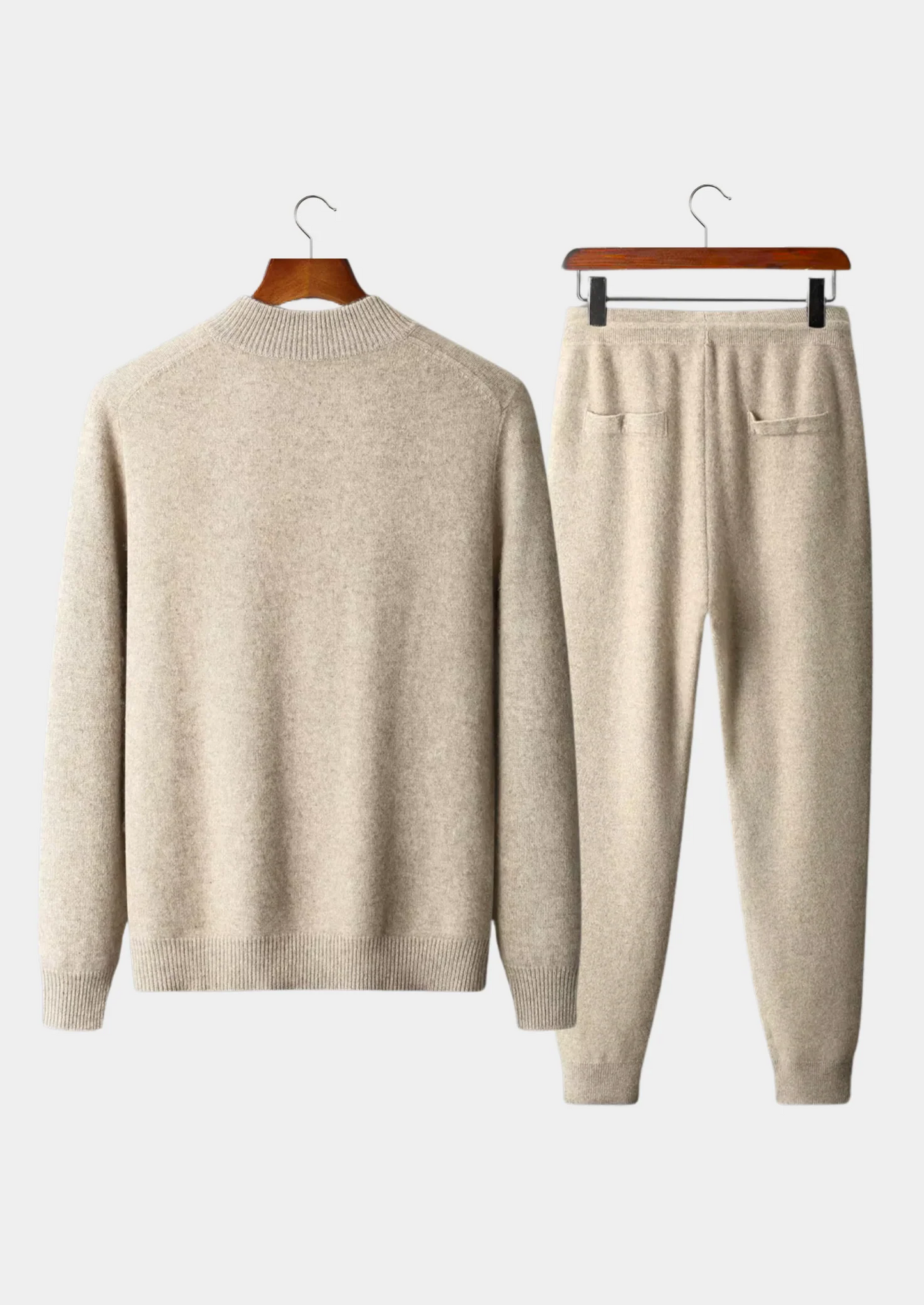 Mirage Sweater | Suéter premium de lana con cremallera y acabado afelpado