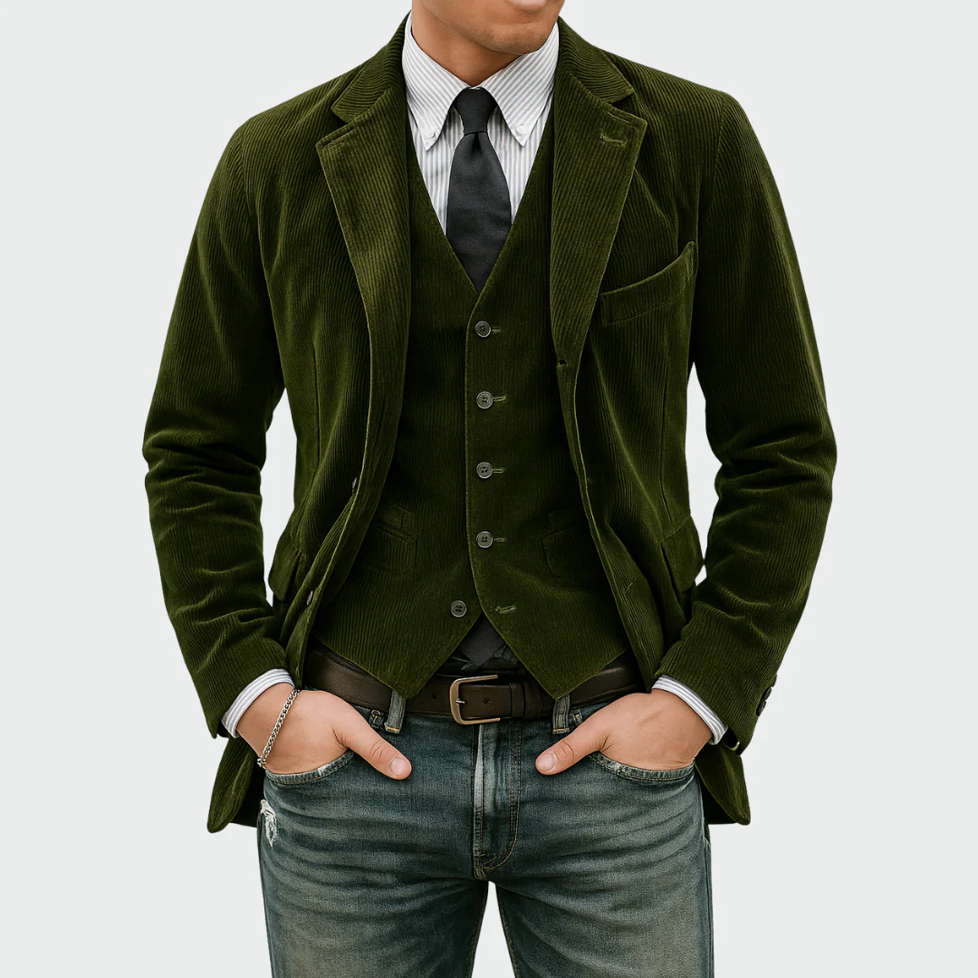 Manuel | Conjunto de Blazer y Chaleco Elegante