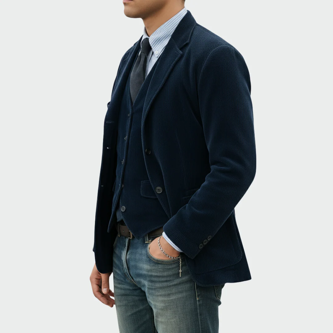 Manuel | Conjunto de Blazer y Chaleco Elegante