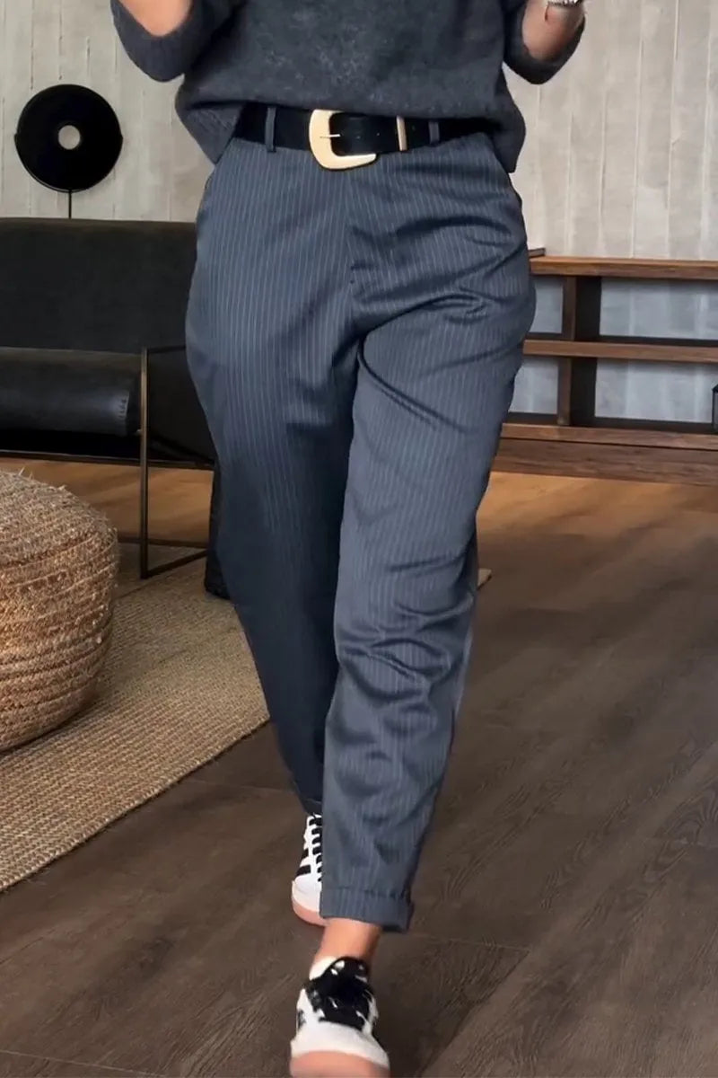 MATILDA | PANTALÓN ELEGANTE CON RAYAS