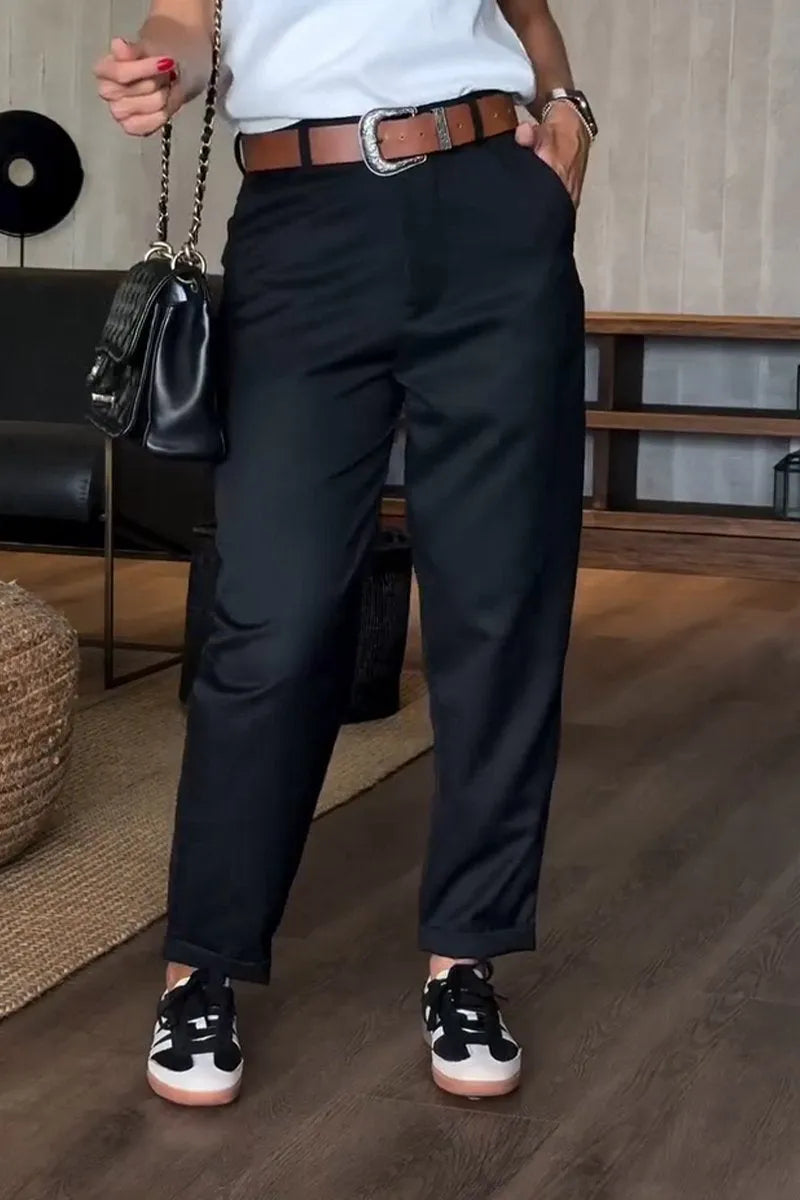 MATILDA | PANTALÓN ELEGANTE CON RAYAS
