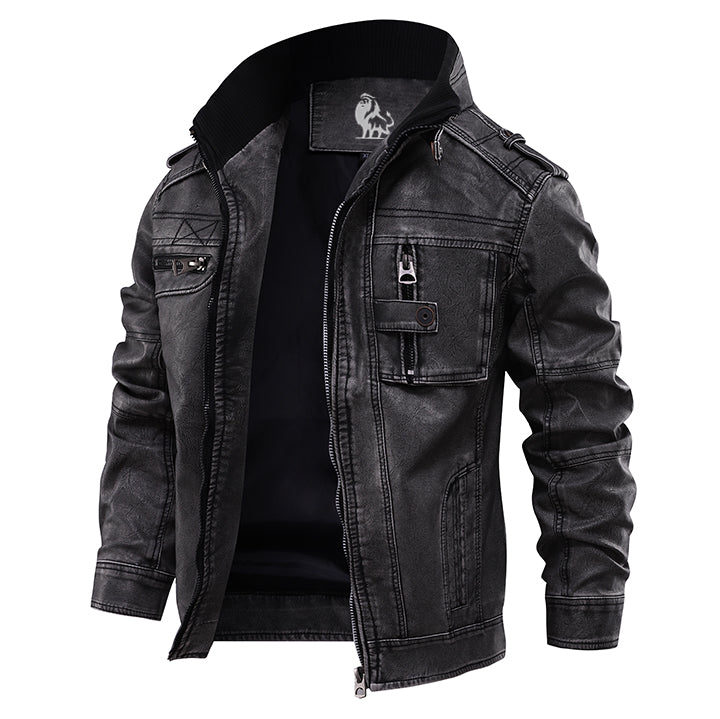 Félix™ | Chaqueta de cuero de lujo.