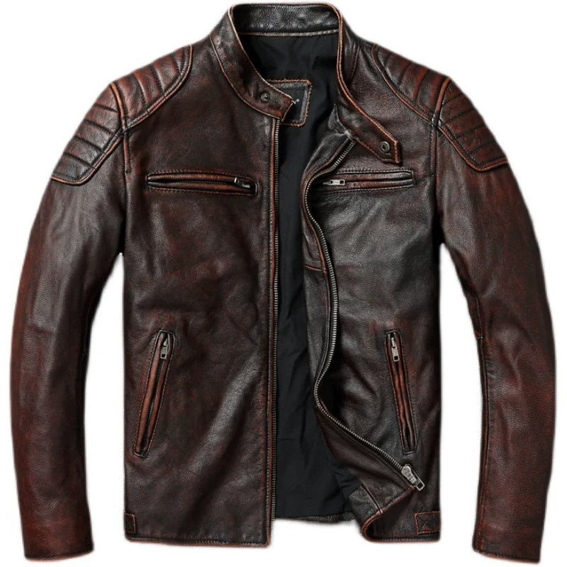 Ramón | Chaqueta de cuero vintage