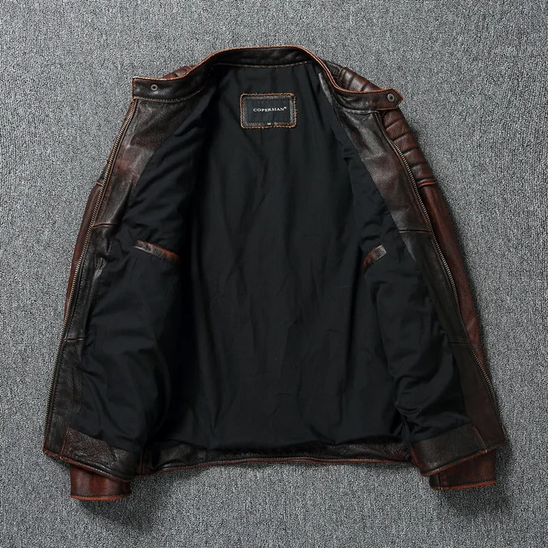 Ramón | Chaqueta de cuero vintage