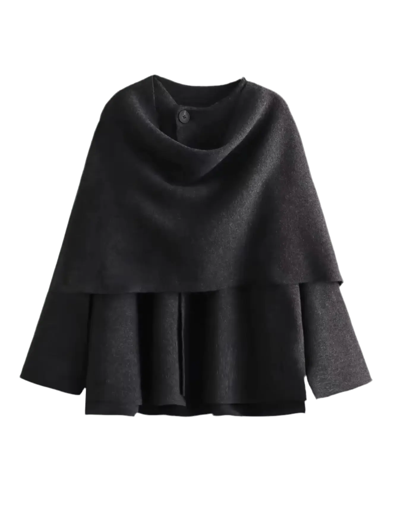 MIRAE – Elegante chaqueta tipo capa para mujer