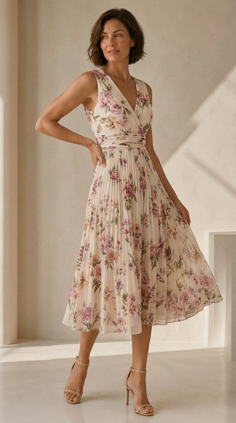 Carmen | Midi Floral de Rosas