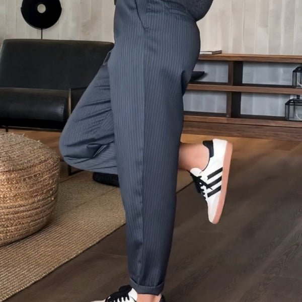 MATILDA | PANTALÓN ELEGANTE CON RAYAS