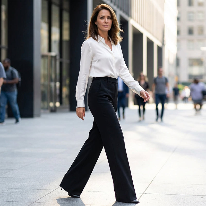 ⌛ Solo 3 días más, ¡50 % de descuento en todo! ⏰Pantalones de traje de mujer con cintura alta