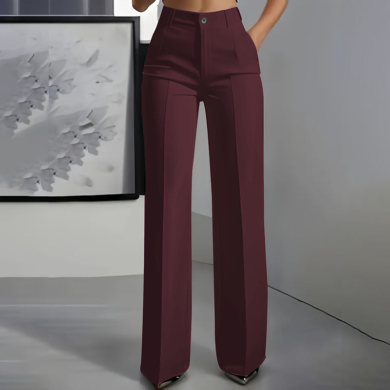 ⌛ Solo 3 días más, ¡50 % de descuento en todo! ⏰Pantalones de traje de mujer con cintura alta