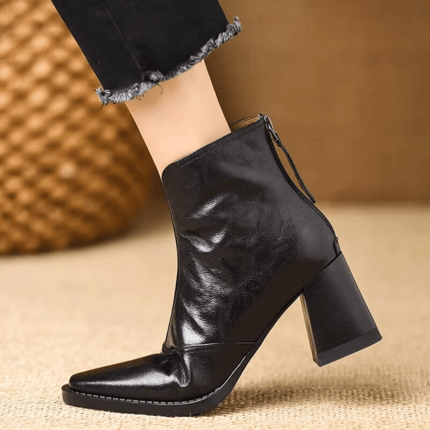 Sorolla™ - Botines de lujo con tacón medio