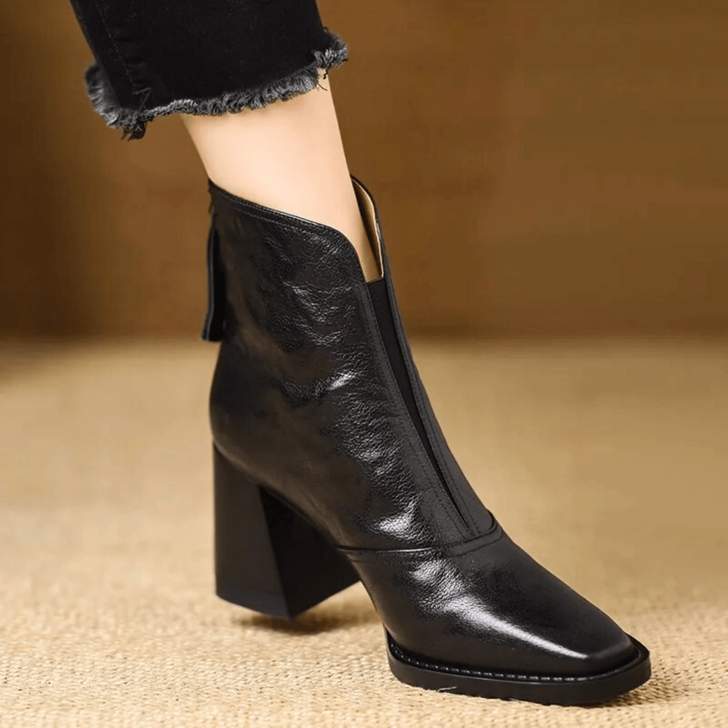 Sorolla™ - Botines de lujo con tacón medio