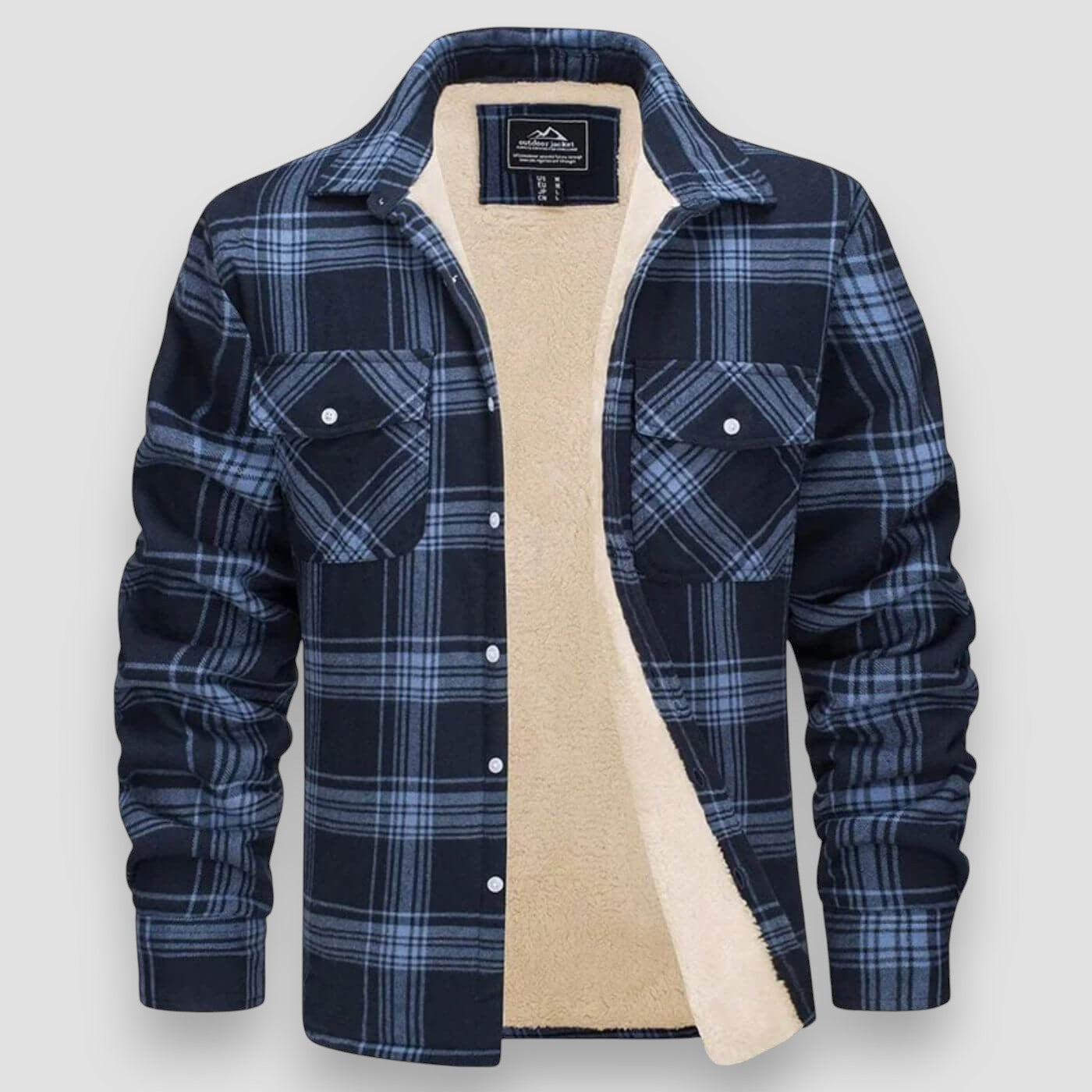 Peter | Chaqueta con forro de cuadros