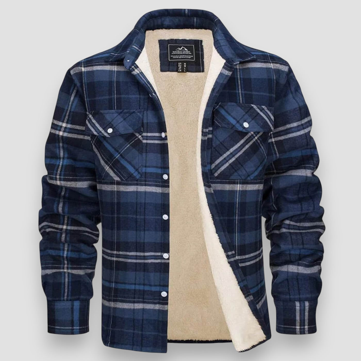 Peter | Chaqueta con forro de cuadros